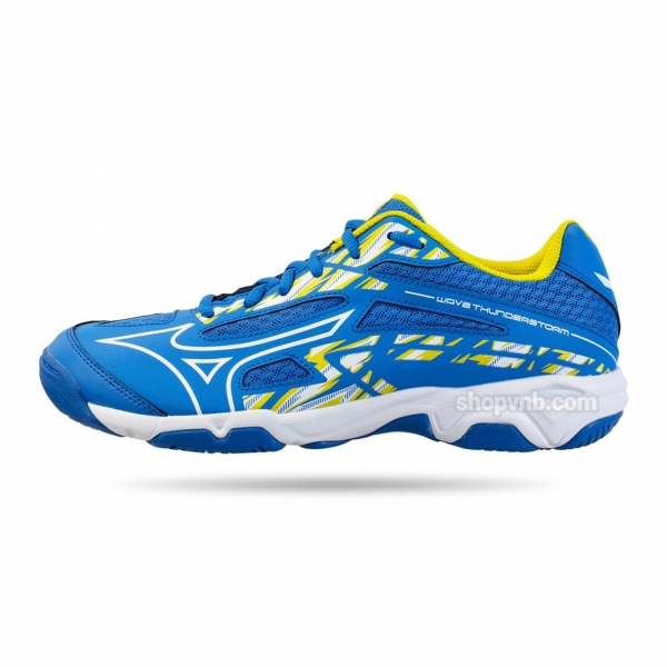 Giày Cầu Lông Mizuno Thunderstorm - Xanh Dương Chính Hãng